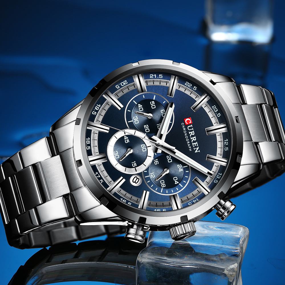 CURREN Top Brand Military Quar - Smartwatch Guess のレビューと価格