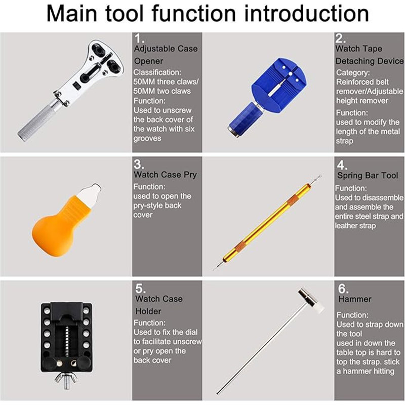 Professional Watch Repair Kit  - Tool Kit Strap Change のレビューと価格