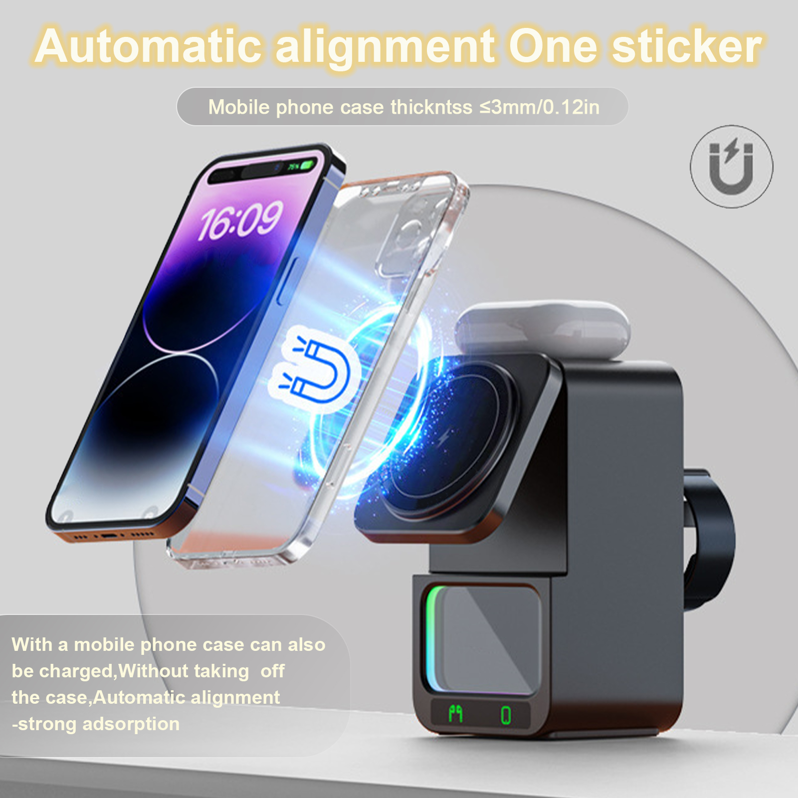 5 in 1 Bluetooth-Compatible Sp - Wireless Charger Watch のレビューと価格