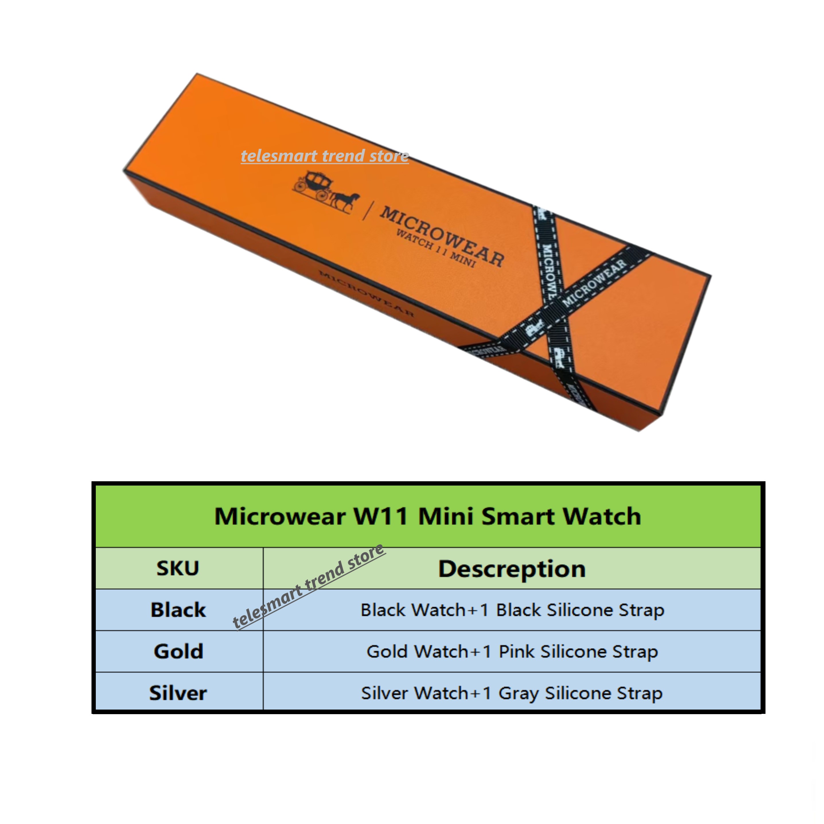 Official W11 Mini Smart Watch  - Smartwatch M Active のレビューと価格