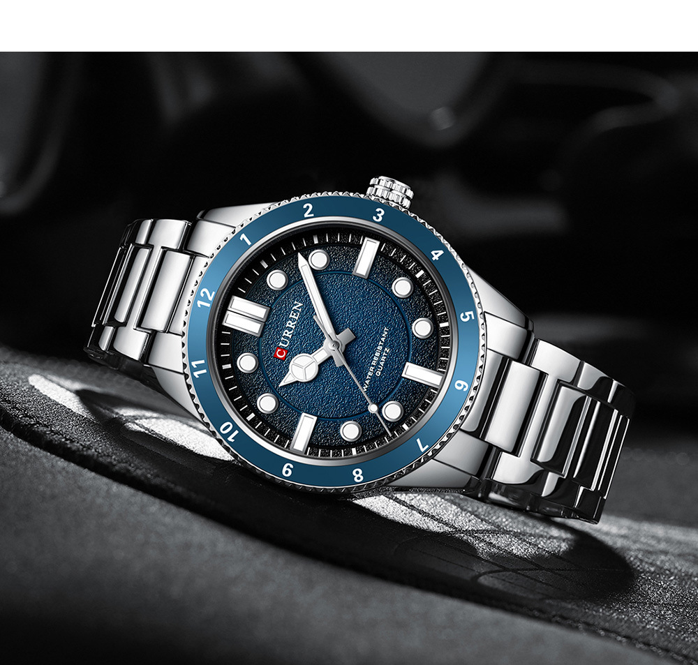 CURREN 8450  Men's Quartz Watc - Smartwatch Guess のレビューと価格
