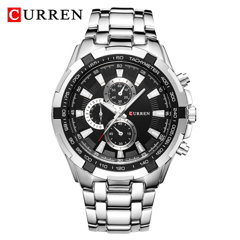 CURREN 8023 Quartz Watch Men W - Smartwatch Guess のレビューと価格