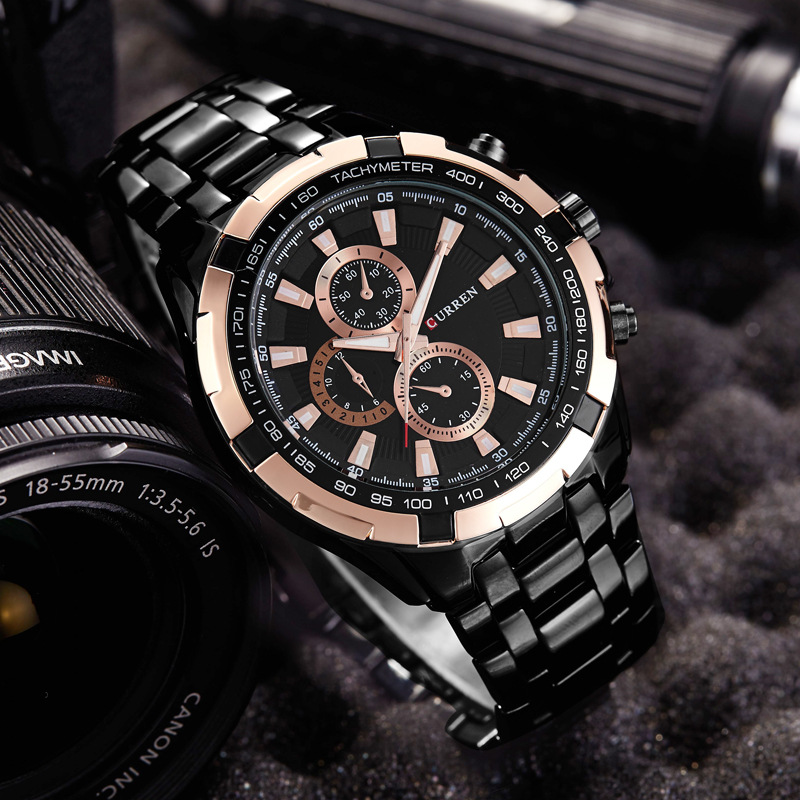 CURREN 8023 Quartz Watch Men W - Smartwatch Guess のレビューと価格