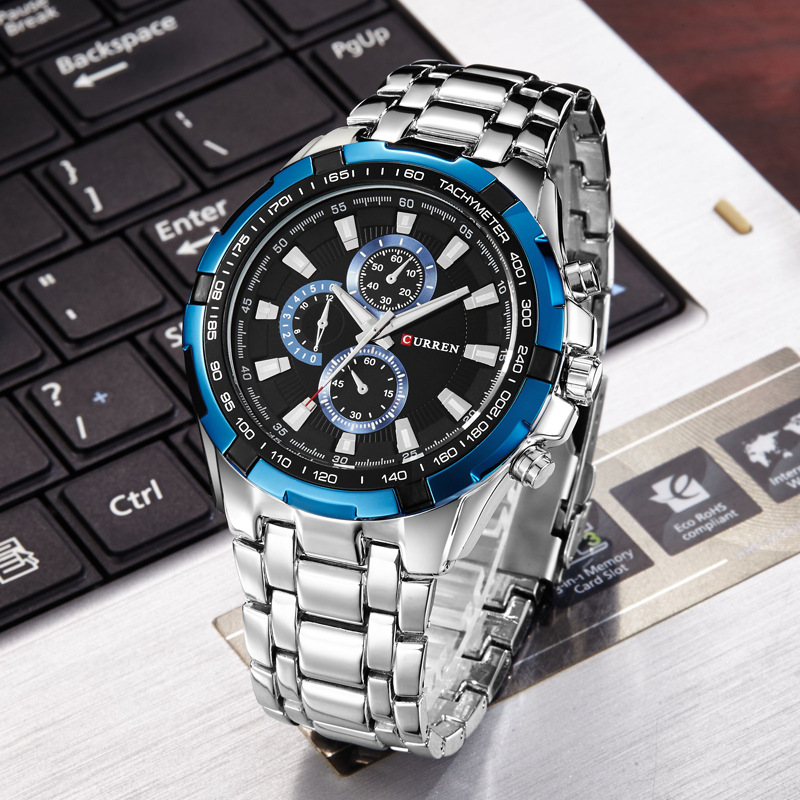 CURREN 8023 Quartz Watch Men W - Smartwatch Guess のレビューと価格