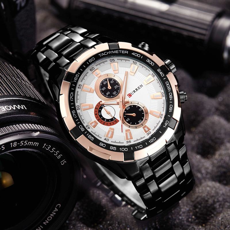 CURREN 8023 Quartz Watch Men W - Smartwatch Guess のレビューと価格