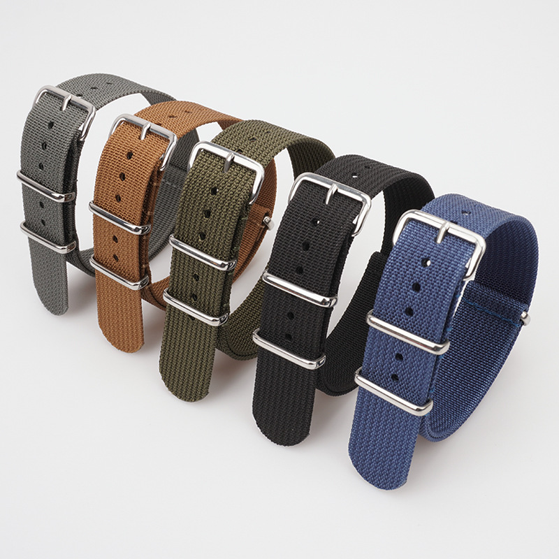 Ribbed Nylon Strap For Seiko M - Nylon Nato Strap のレビューと価格