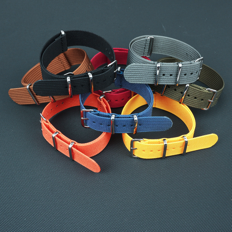 Ribbed Nylon Strap For Seiko M - Nylon Nato Strap のレビューと価格