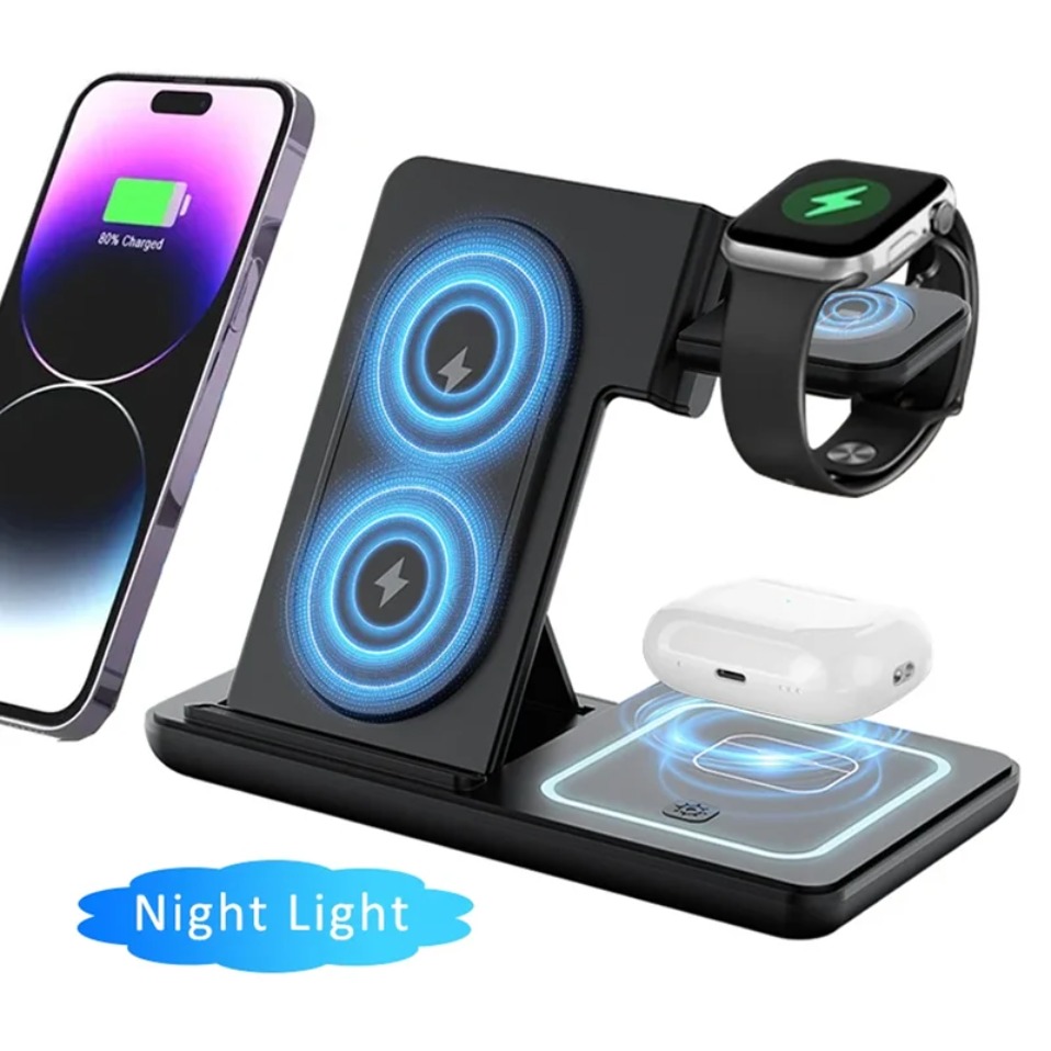 Night LED Light 3 In 1 Wireles - Wireless Charger Watch のレビューと価格