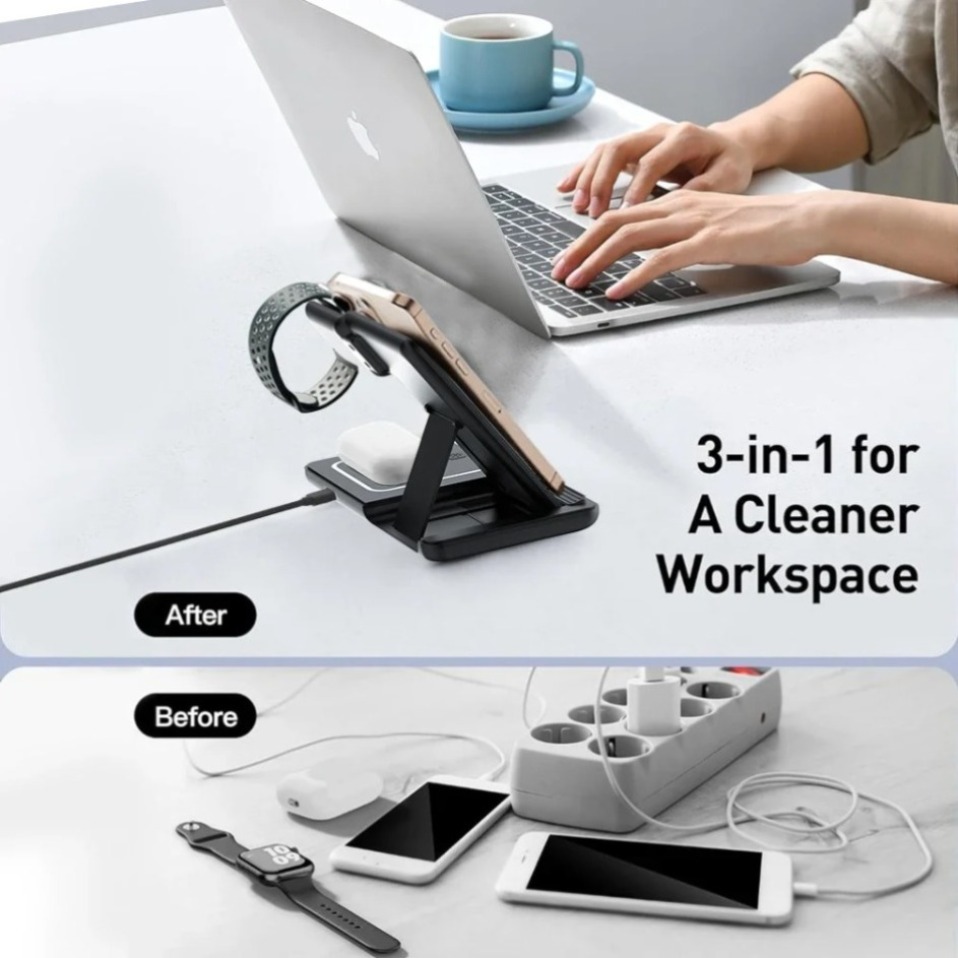 Night LED Light 3 In 1 Wireles - Wireless Charger Watch のレビューと価格