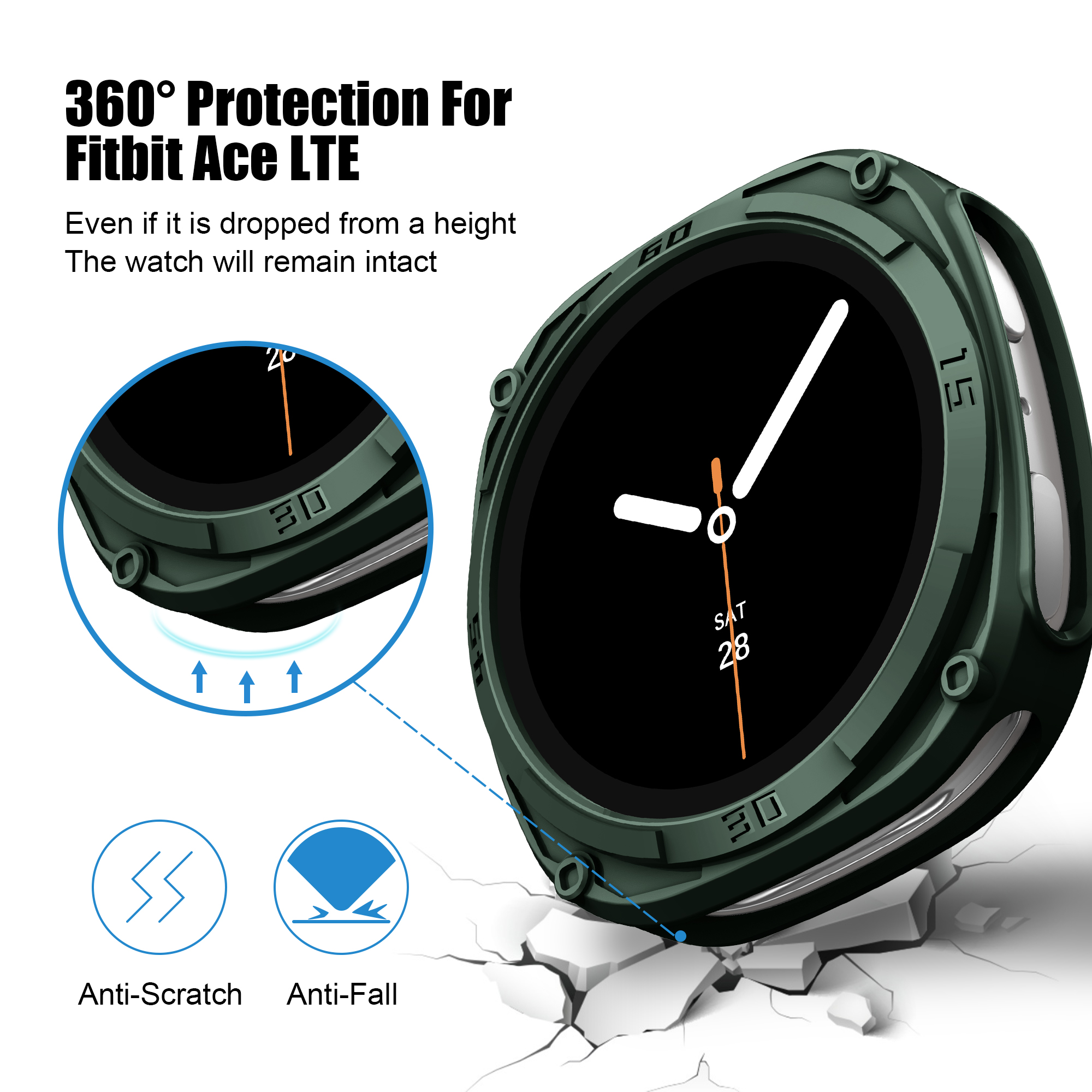 Rugged Bezel Case for Samsung  - Samsung Smartwatch Accessories のレビューと価格