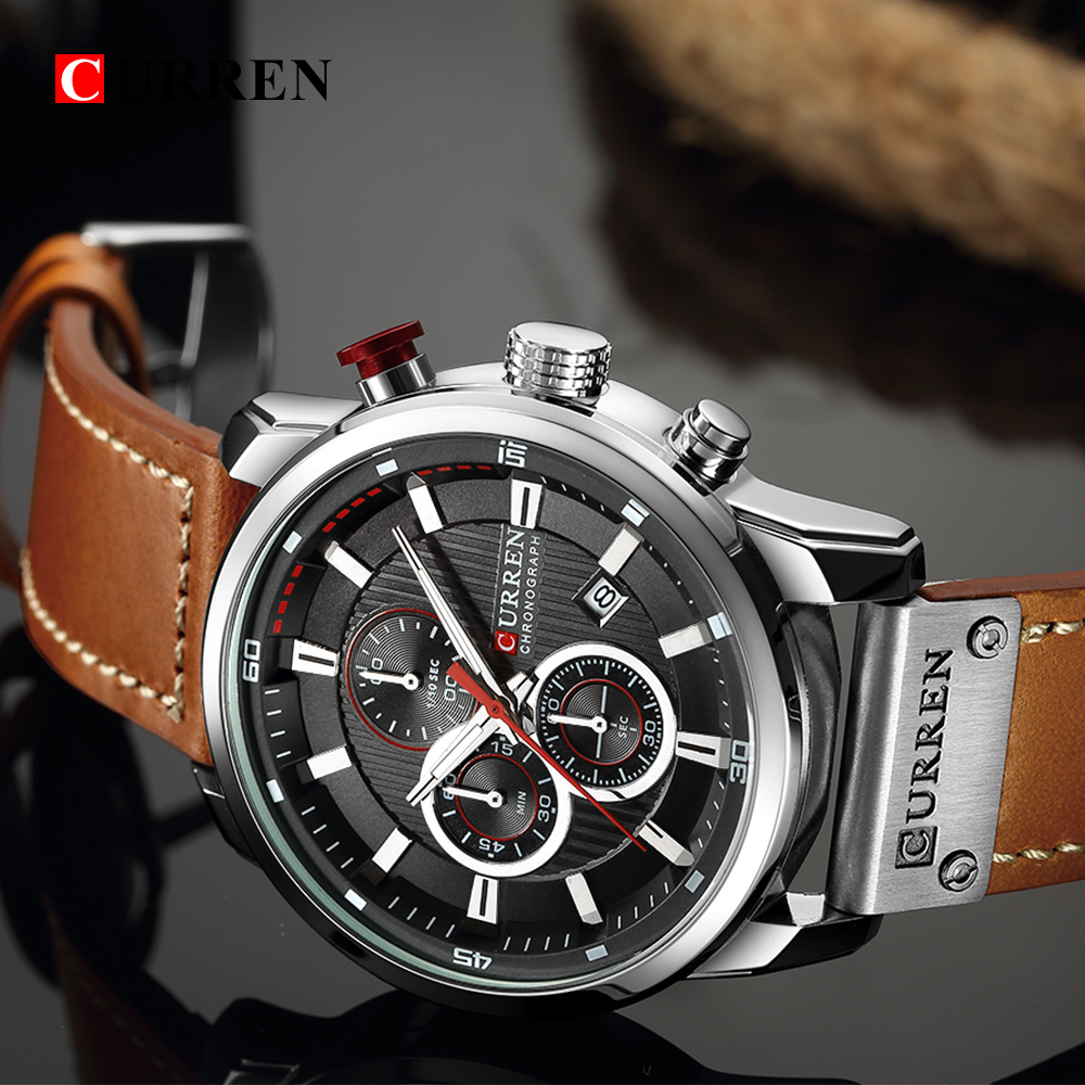 CURREN Brand Watch For Men Chr - Smartwatch Guess のレビューと価格
