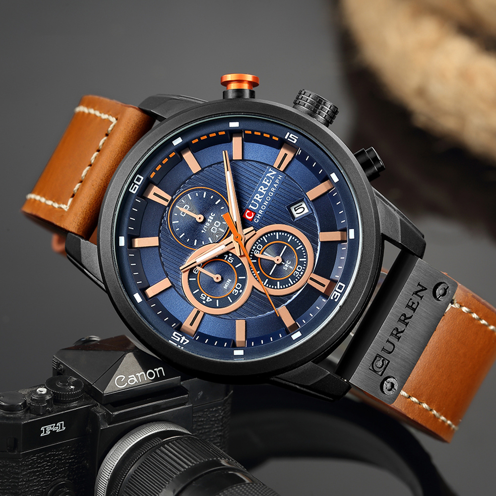 CURREN Brand Watch For Men Chr - Smartwatch Guess のレビューと価格