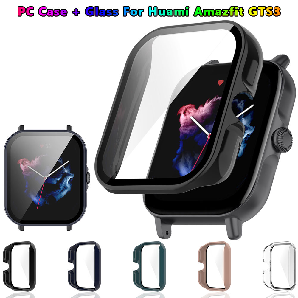 Case + Tempered Glass For Amaz - Amazfit Smartwatch Accessories のレビューと価格
