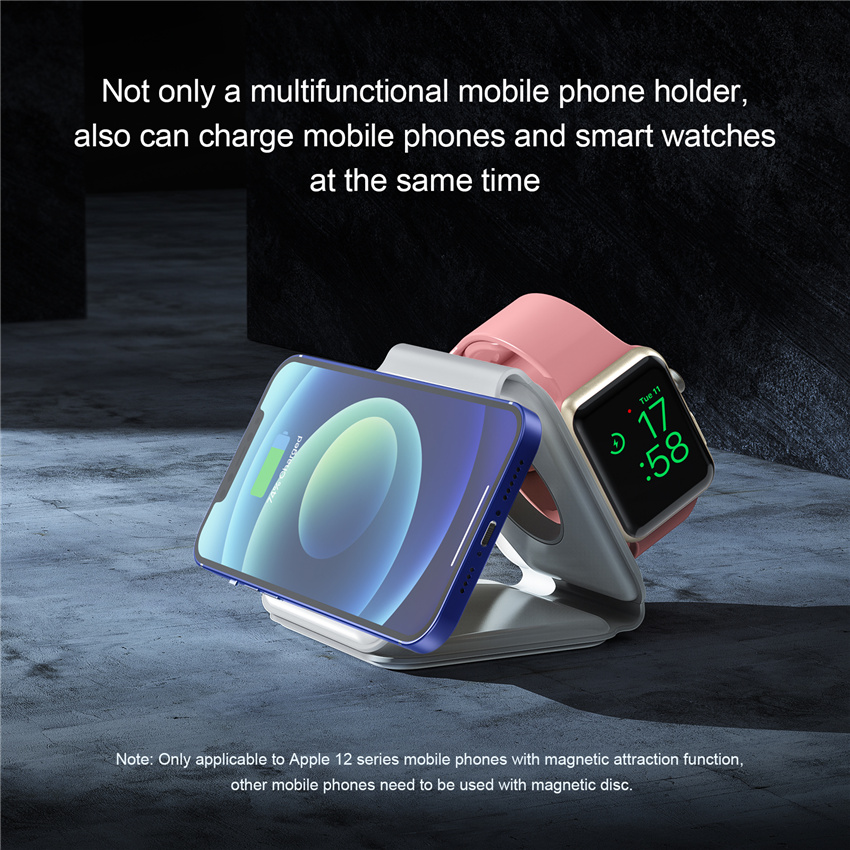 3 in 1 Magnetic Portable Wirel - Wireless Charger Watch のレビューと価格