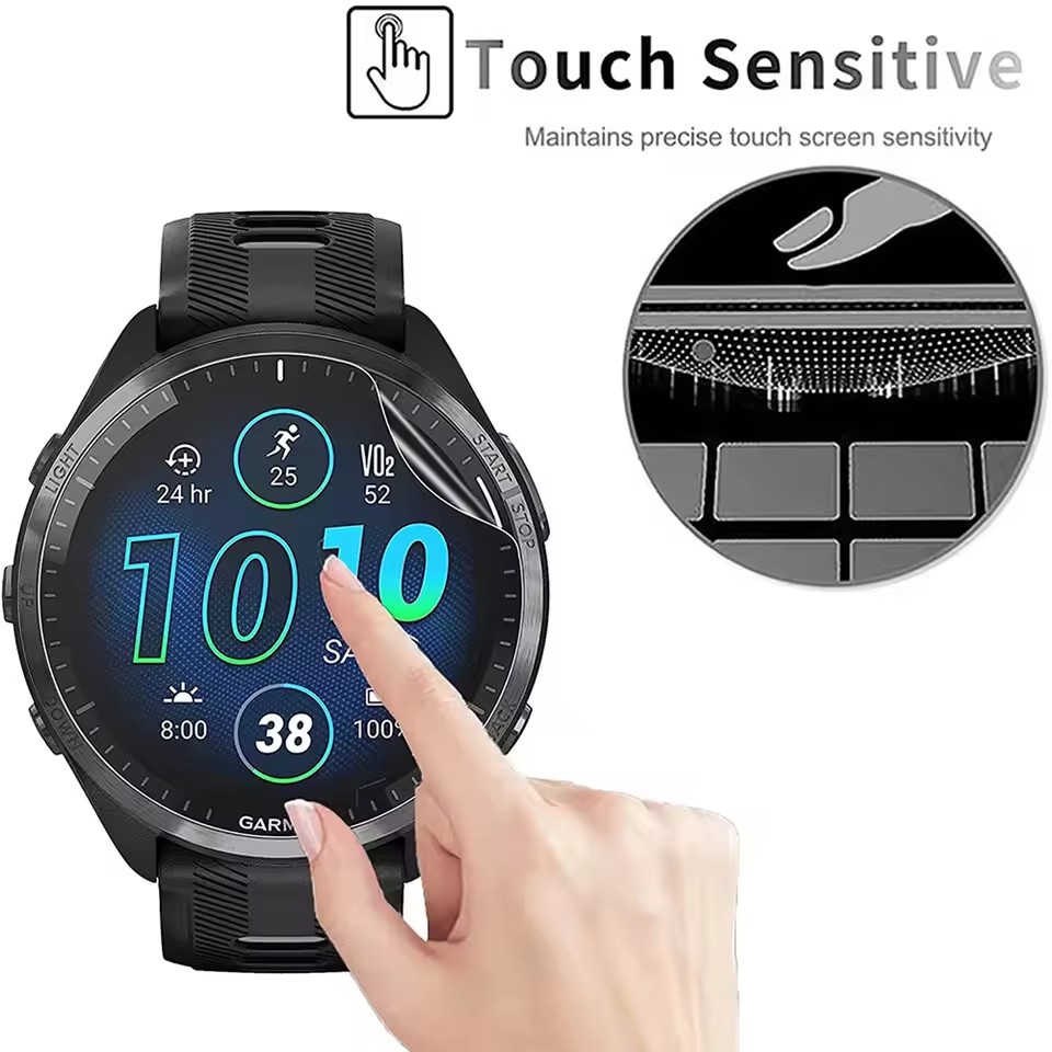 3Pcs Soft HD Hydrogel Protecti - Garmin Smartwatch Accessories のレビューと価格