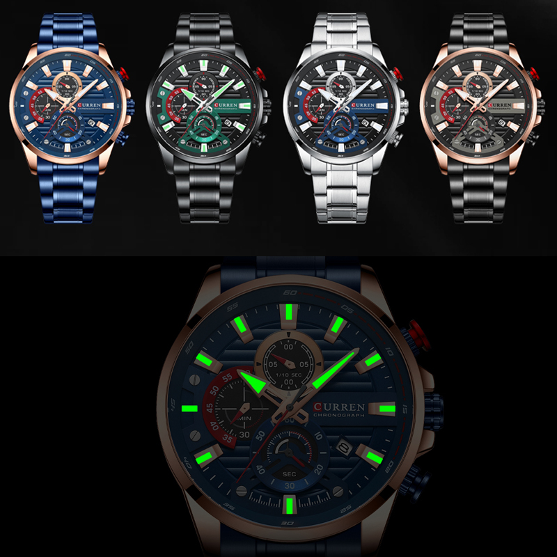 CURREN New Blue Multi Function - Smartwatch Guess のレビューと価格