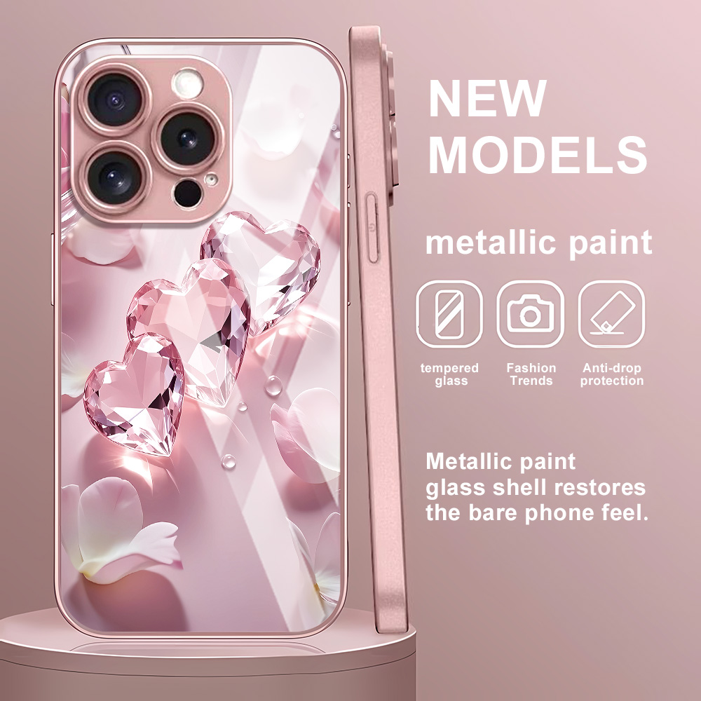 Pink Butterfly Tempered Glass  - Screen Protector Film のレビューと価格