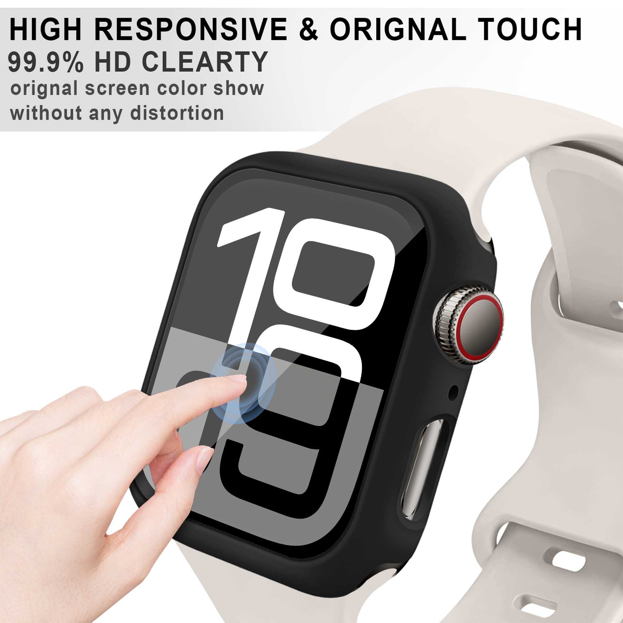 Cover Case For Apple Watch Acc - Smartwatch Band Accessories のレビューと価格