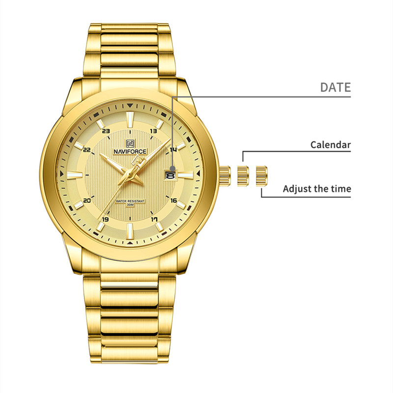 2024 Top Brand NAVIFORCE Mens  - Smartwatch Guess のレビューと価格