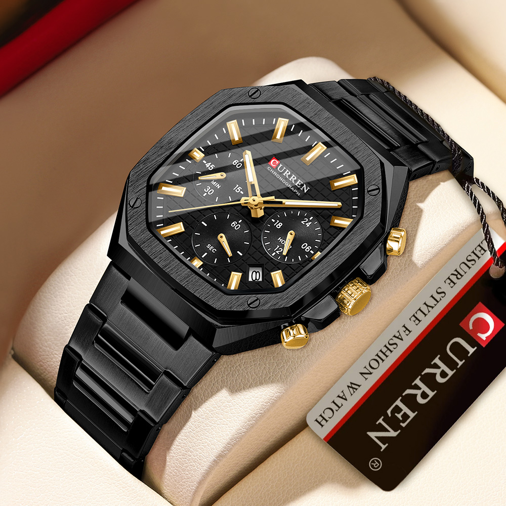 CUREEN Fashion Date Quartz Men - Smartwatch Guess のレビューと価格