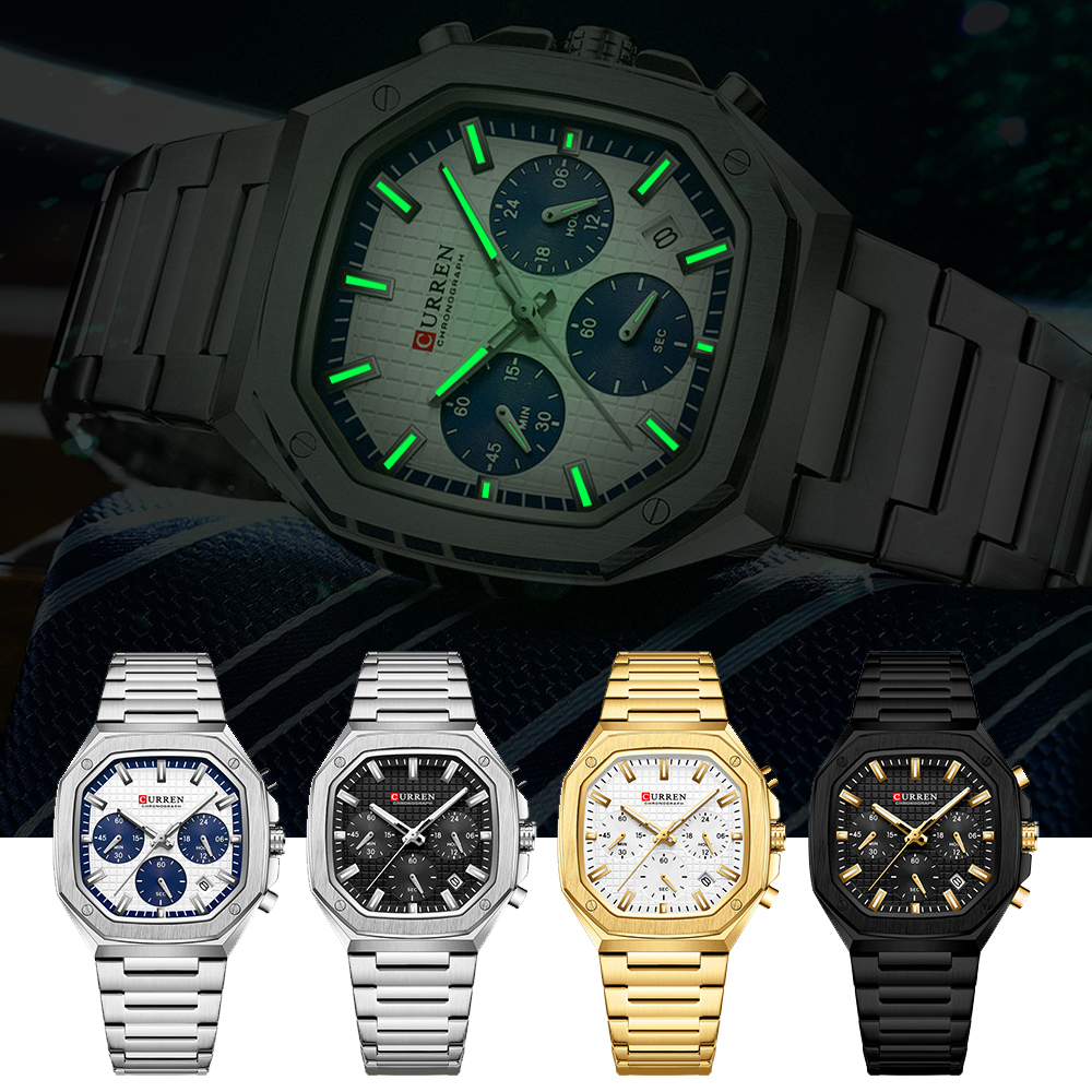 CUREEN Fashion Date Quartz Men - Smartwatch Guess のレビューと価格
