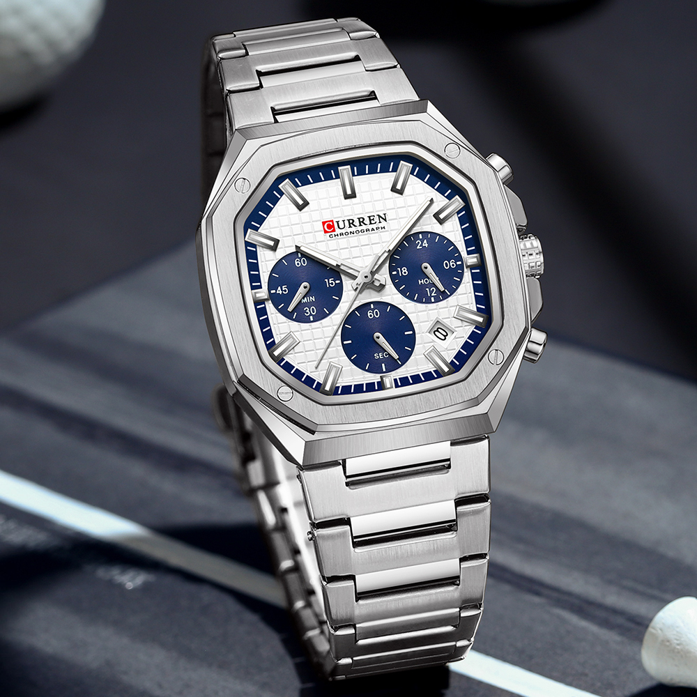 CUREEN Fashion Date Quartz Men - Smartwatch Guess のレビューと価格