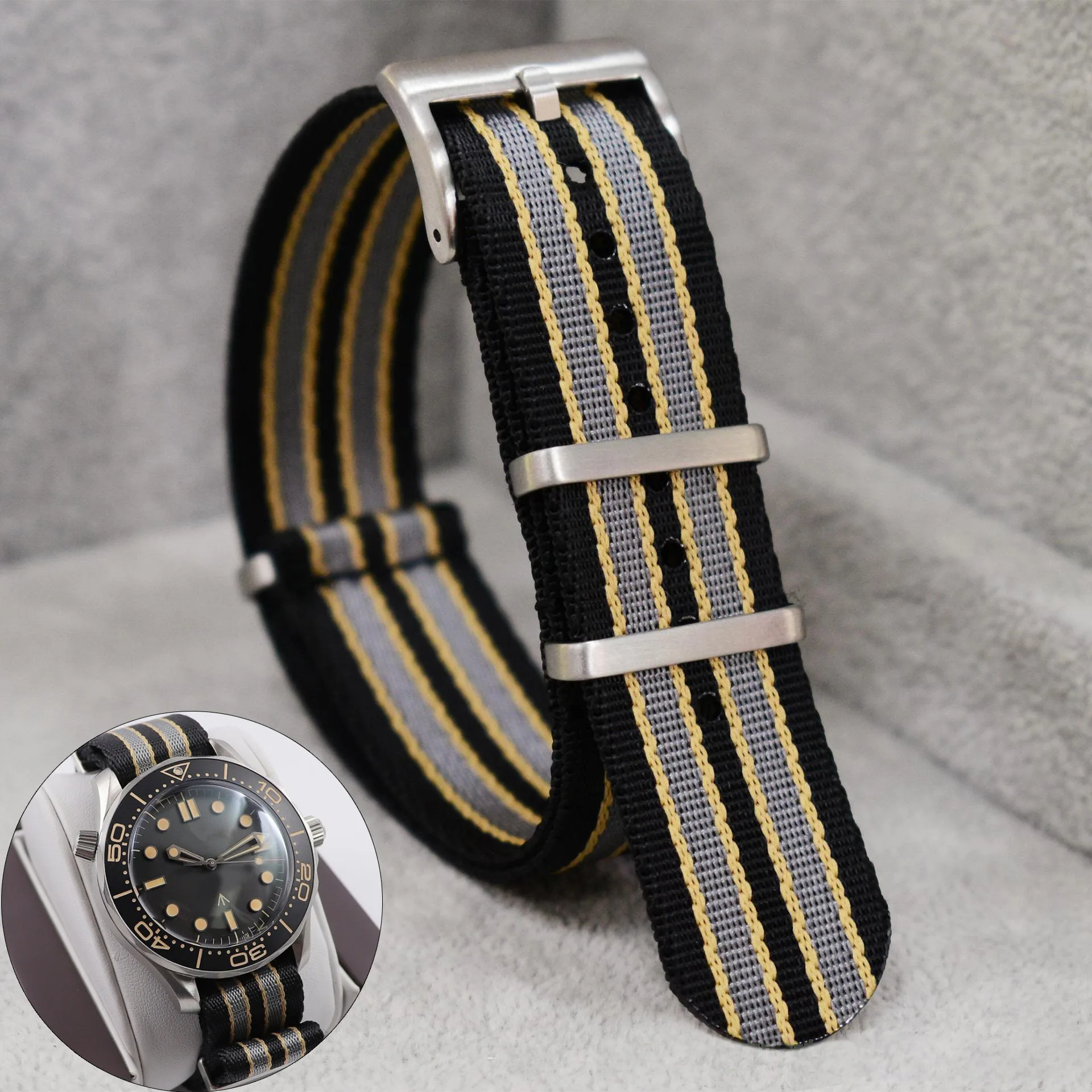 20mm Nylon Watch Strap for Ome - Nylon Nato Strap のレビューと価格