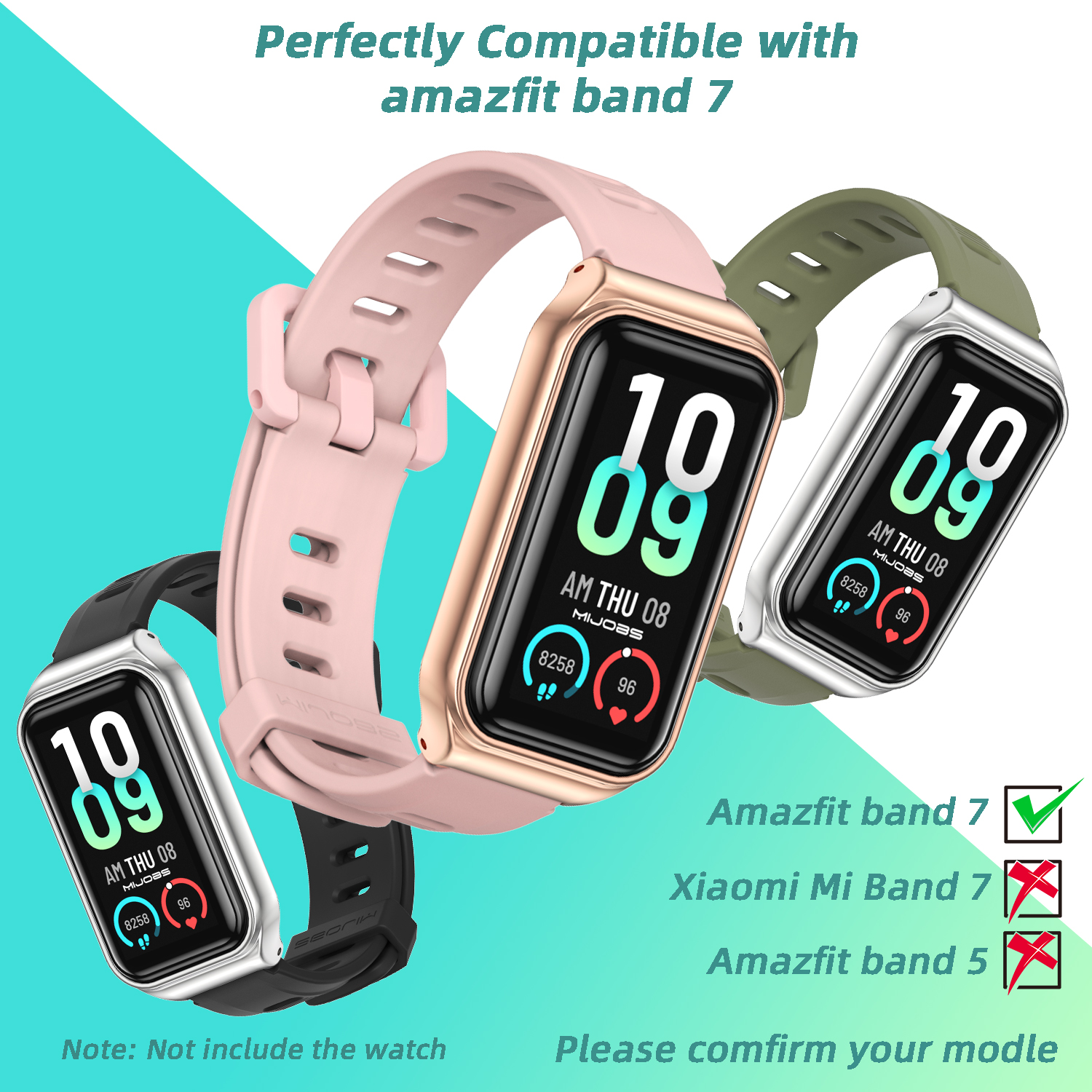 Strap For Amazfit Band 7 Smart - Silicone Band Replacement のレビューと価格