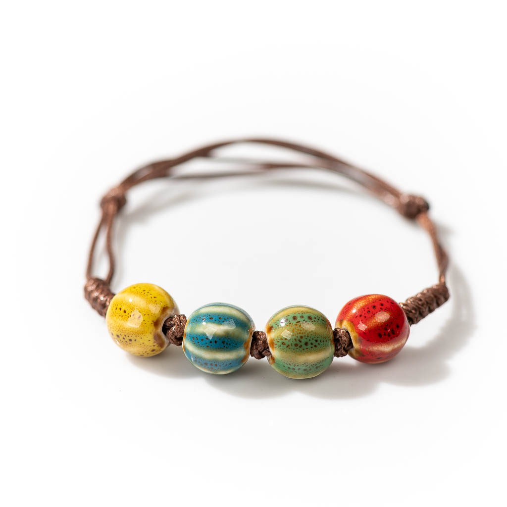 Handmade Ceramic Retro Style B - Ceramic Link Bracelet のレビューと価格