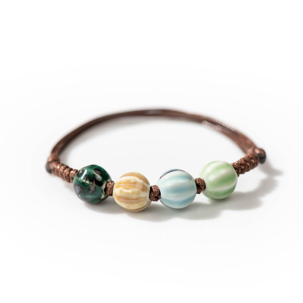 Handmade Ceramic Retro Style B - Ceramic Link Bracelet のレビューと価格