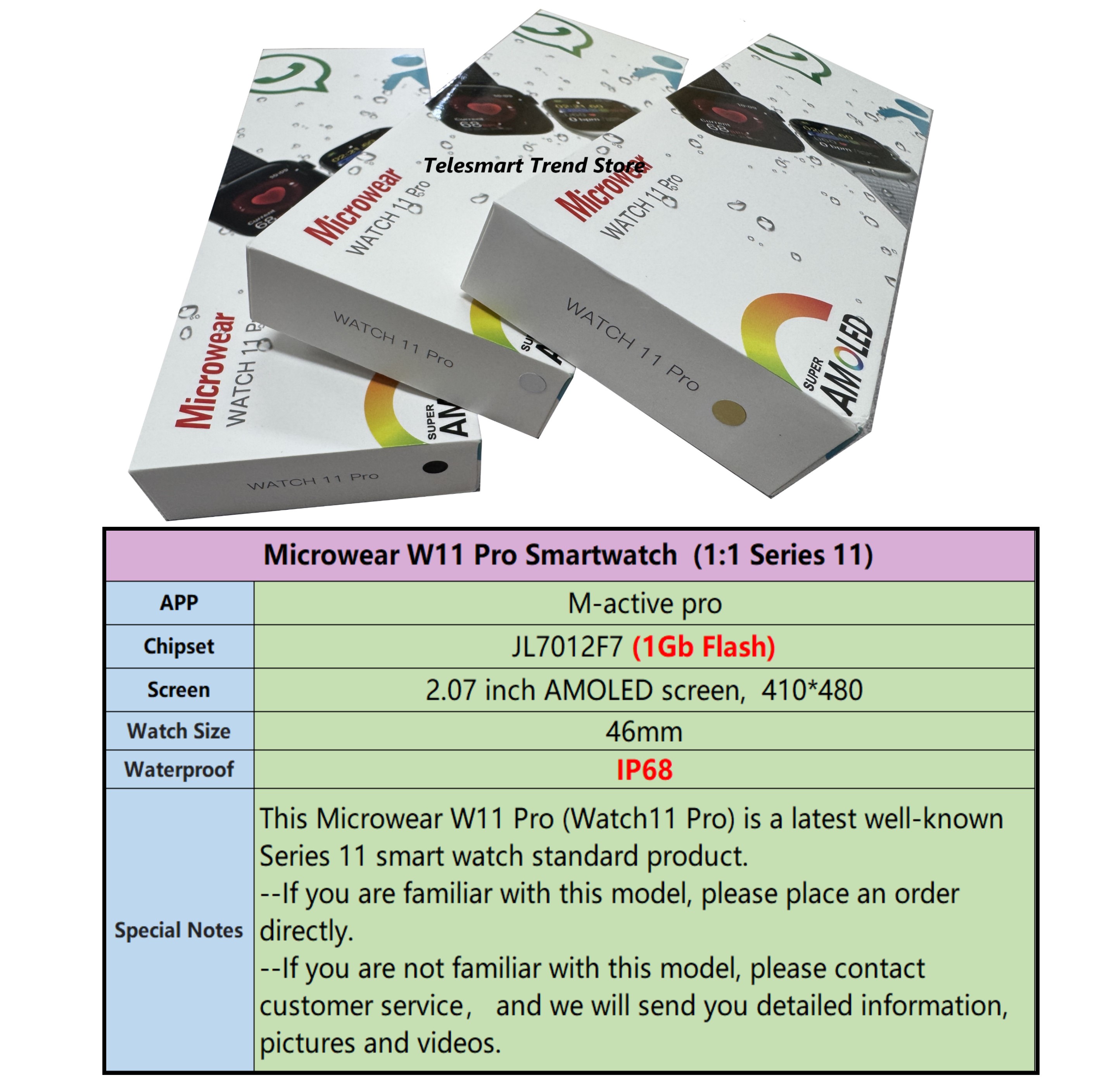 Latest W11 Pro Smart Watch S11 - Smartwatch M Active のレビューと価格