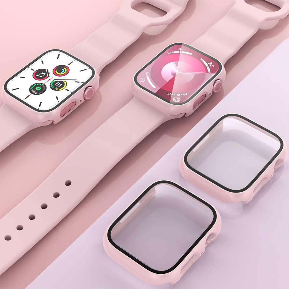 2Pcs Tempered Glass+cover For  - Smartwatch Band Accessories のレビューと価格